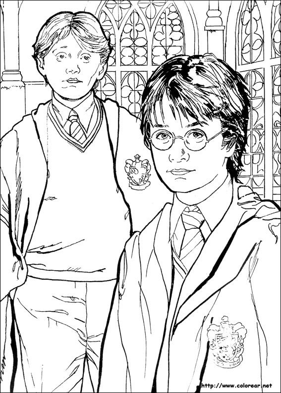 Dibujos para colorear de Harry Potter