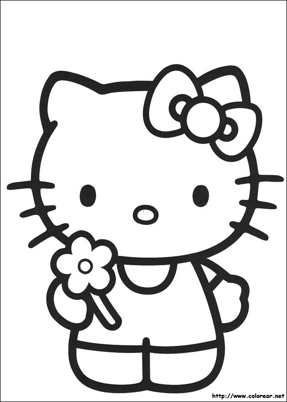 Dibujos Para Colorear De Hello Kitty