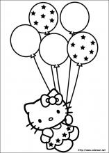 Dibujos de Hello Kitty para colorear en 