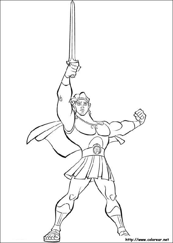  Dibujos para colorear de Hercules