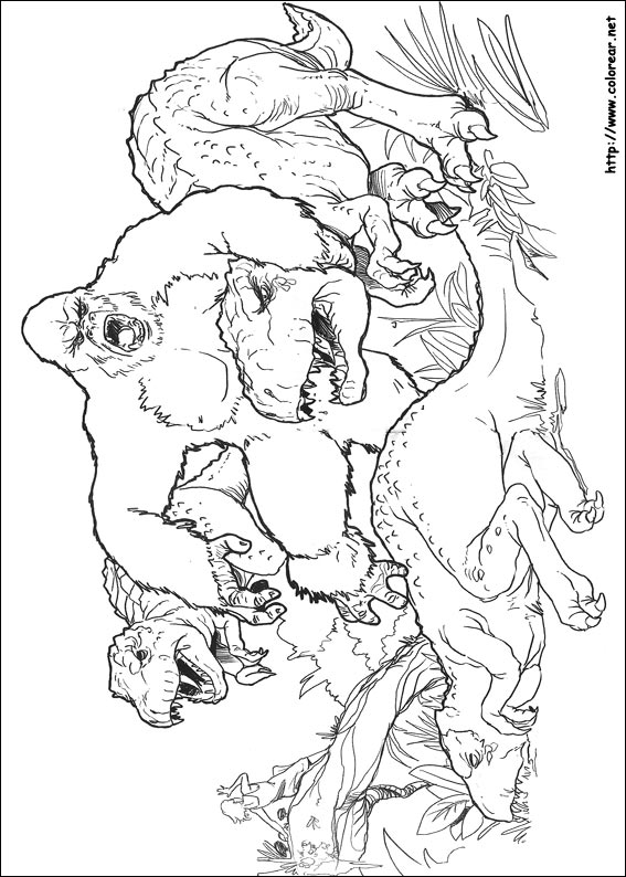 Dibujos para colorear de King Kong