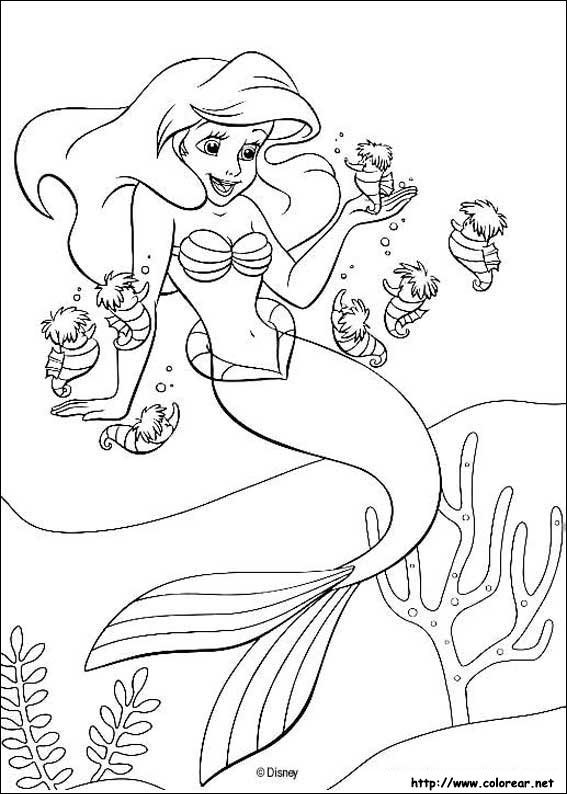 Ópera Significado Pasteles Dibujos para colorear de La Sirenita