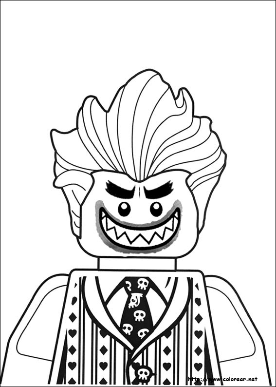 Dibujos de Lego Batman para colorear en 