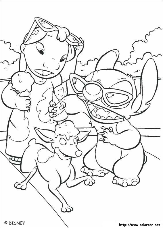 Dibujos Para Colorear De Lilo Y Stitch
