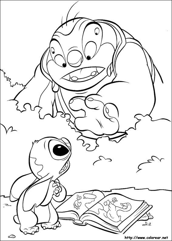 Dibujos Para Colorear De Lilo Y Stitch