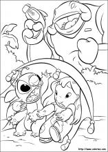Dibujos de Lilo y Stitch para colorear en 