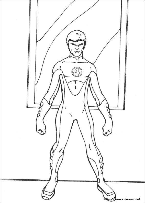 Dibujos para colorear de Los 4 Fantásticos Dibujos para colorear de Los 4 Fantásticos