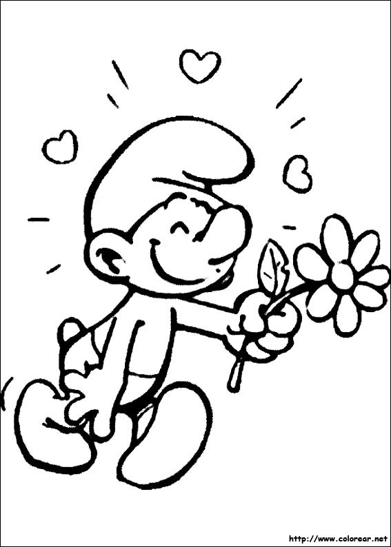 Dibujos para colorear de Los Pitufos Dibujos para colorear de Los Pitufos