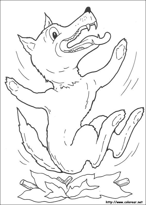 Dibujos Para Colorear De Los Tres Cochinitos