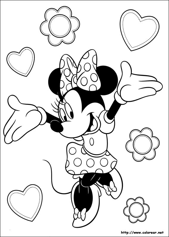 Dibujos de Minnie para colorear en 
