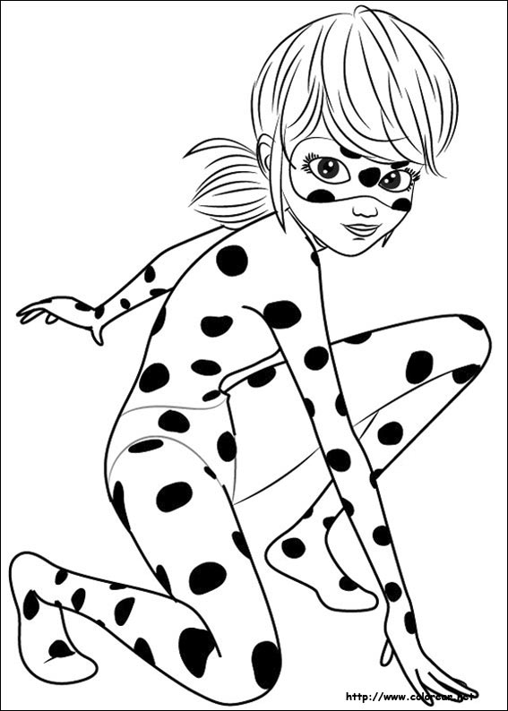 Dibujos para colorear de Miraculous: las aventuras de Ladybug