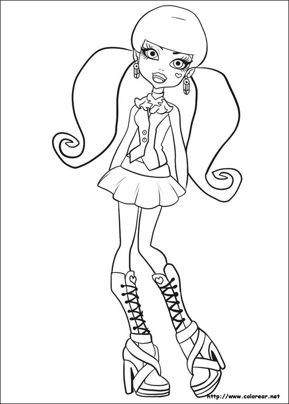 Dibujos para colorear de Monster High