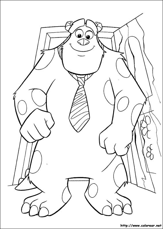 Dibujos Para Colorear De Monstruos Sa