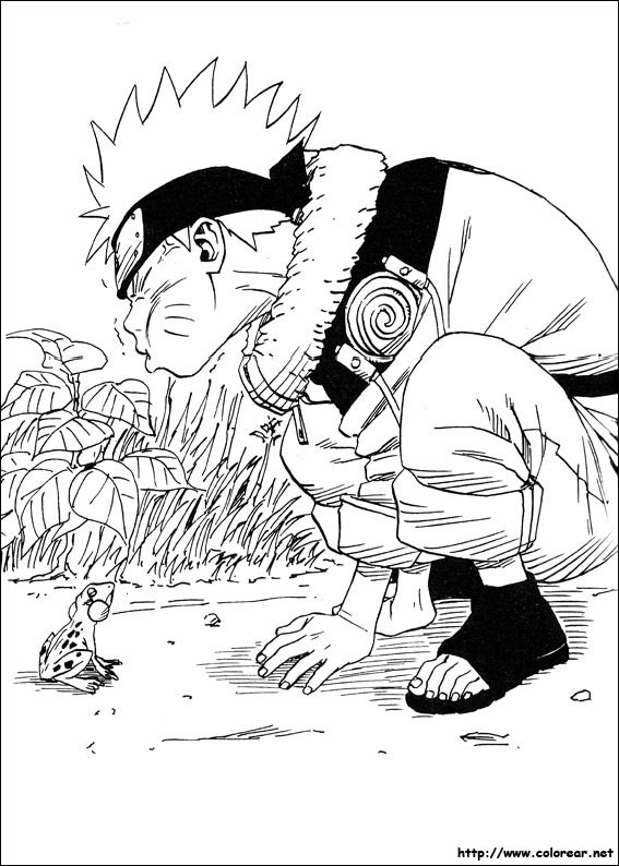 Jefe Sasuke y Naruto para colorear imprimir e dibujar ColoringOnlyCom