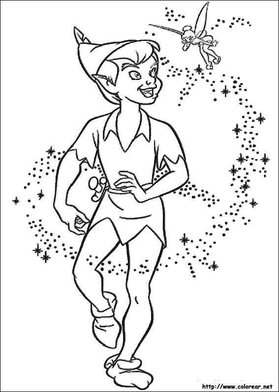 Dibujos para colorear de Peter Pan Dibujos para colorear de Peter Pan