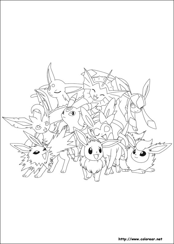 peine Estéril Artístico Dibujos para colorear de Pokemon
