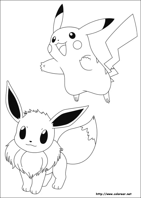 peine Estéril Artístico Dibujos para colorear de Pokemon