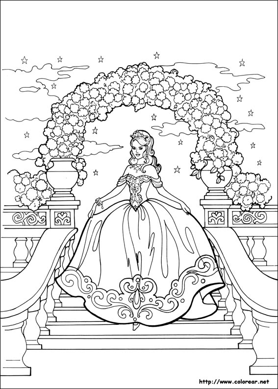 Dibujos para colorear de Princesa Leonora