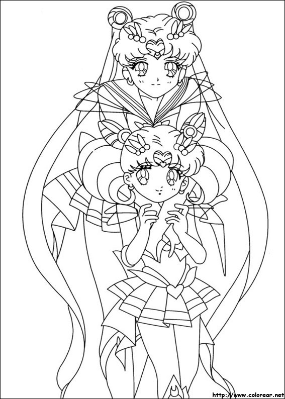  Dibujos para colorear de Sailor Moon