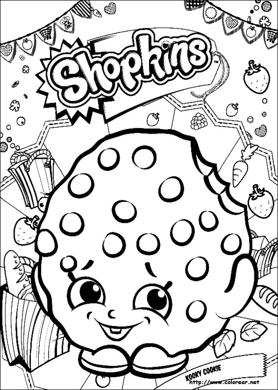 Dibujos para colorear de Shopkins