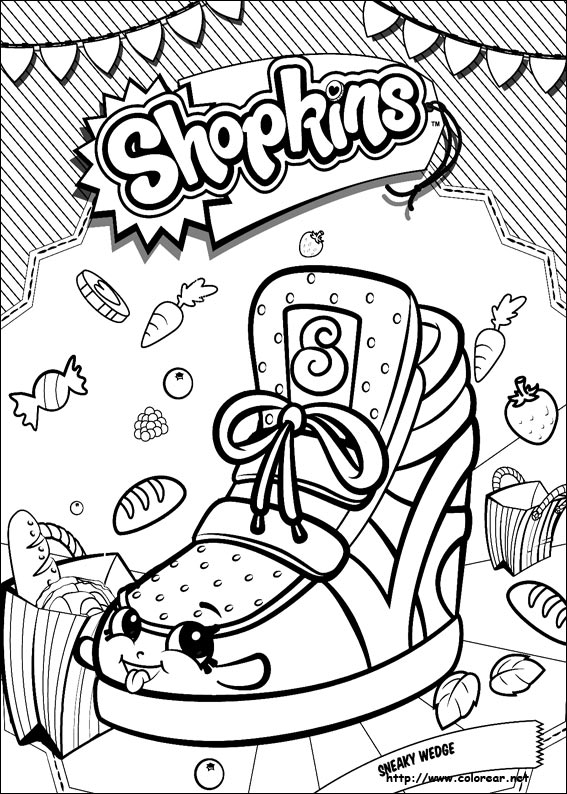 mil James Dyson Lectura cuidadosa Dibujos para colorear de Shopkins