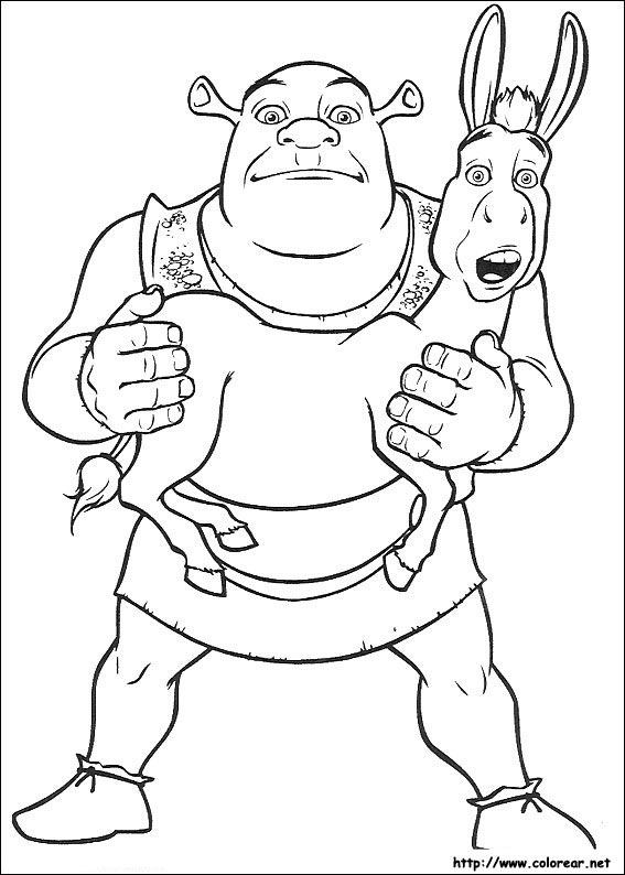 Dibujos para colorear de Shrek