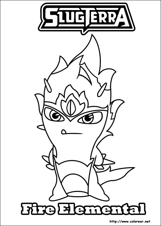 Dibujos para colorear de Slugterra