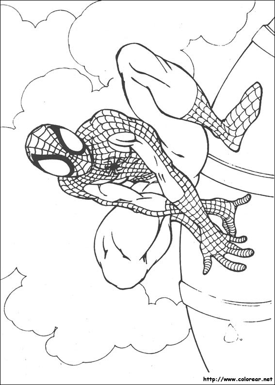  Dibujos para colorear de Spiderman