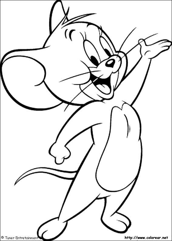Dibujos para colorear de Tom y Jerry Dibujos para colorear de Tom y Jerry