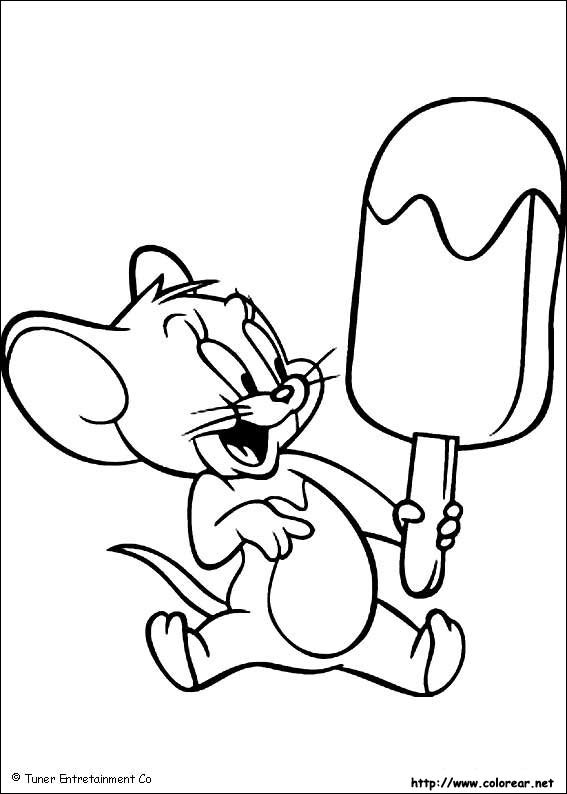 Dibujos para colorear de Tom y Jerry