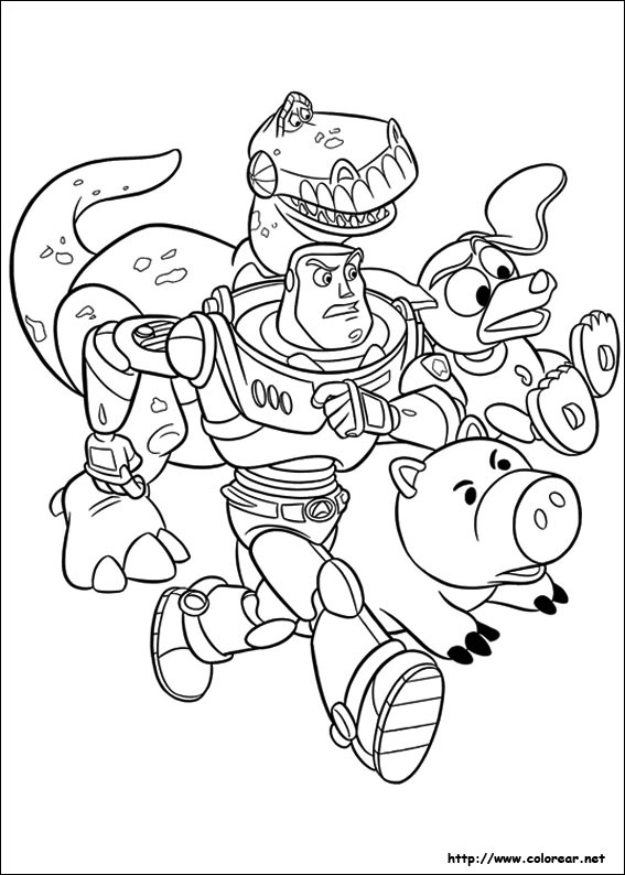 Dibujos para colorear de Toy Story 3