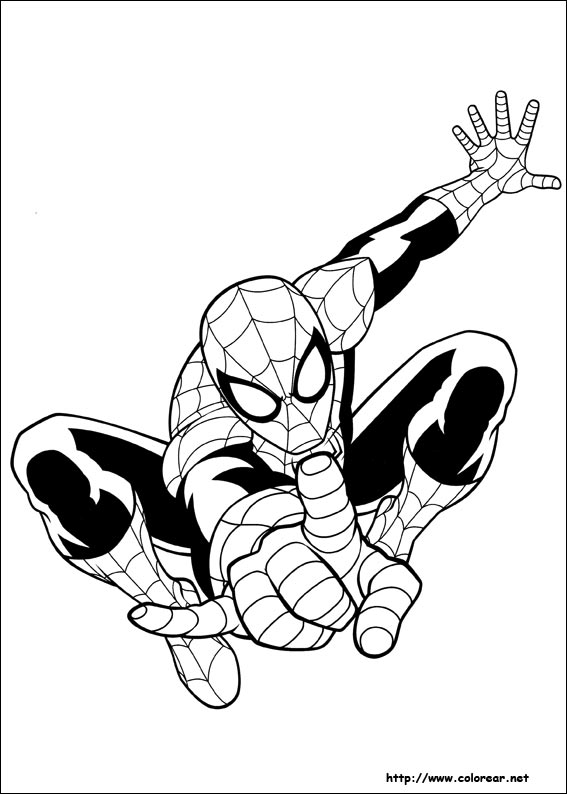 Dibujos de Ultimate Spider-Man para colorear en 