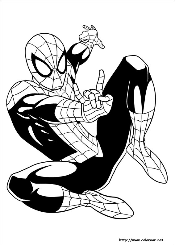Dibujos para colorear de Ultimate Spider-Man