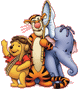 Dibujos de Winnie Pooh y el Pequeño Efelante
