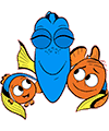 Buscando a Dory para colorear