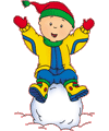 Caillou para colorear